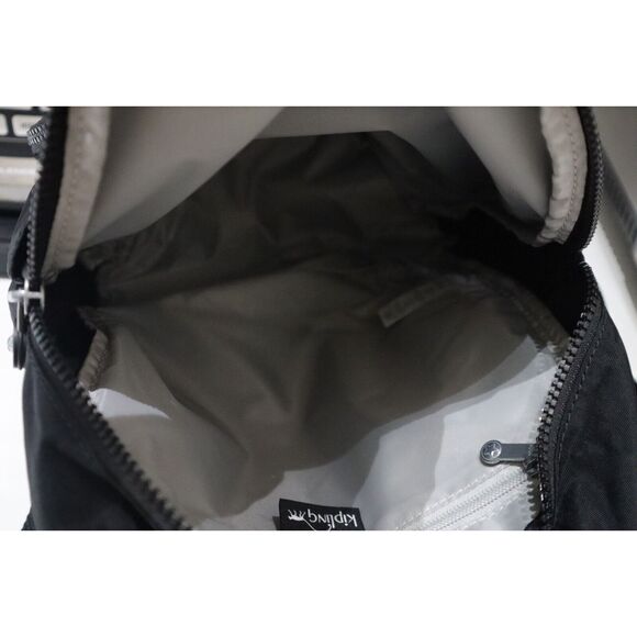 Kipling KI9450 Unisex Small Black Tonal Queenie Backpack - Picture 3 of 12
